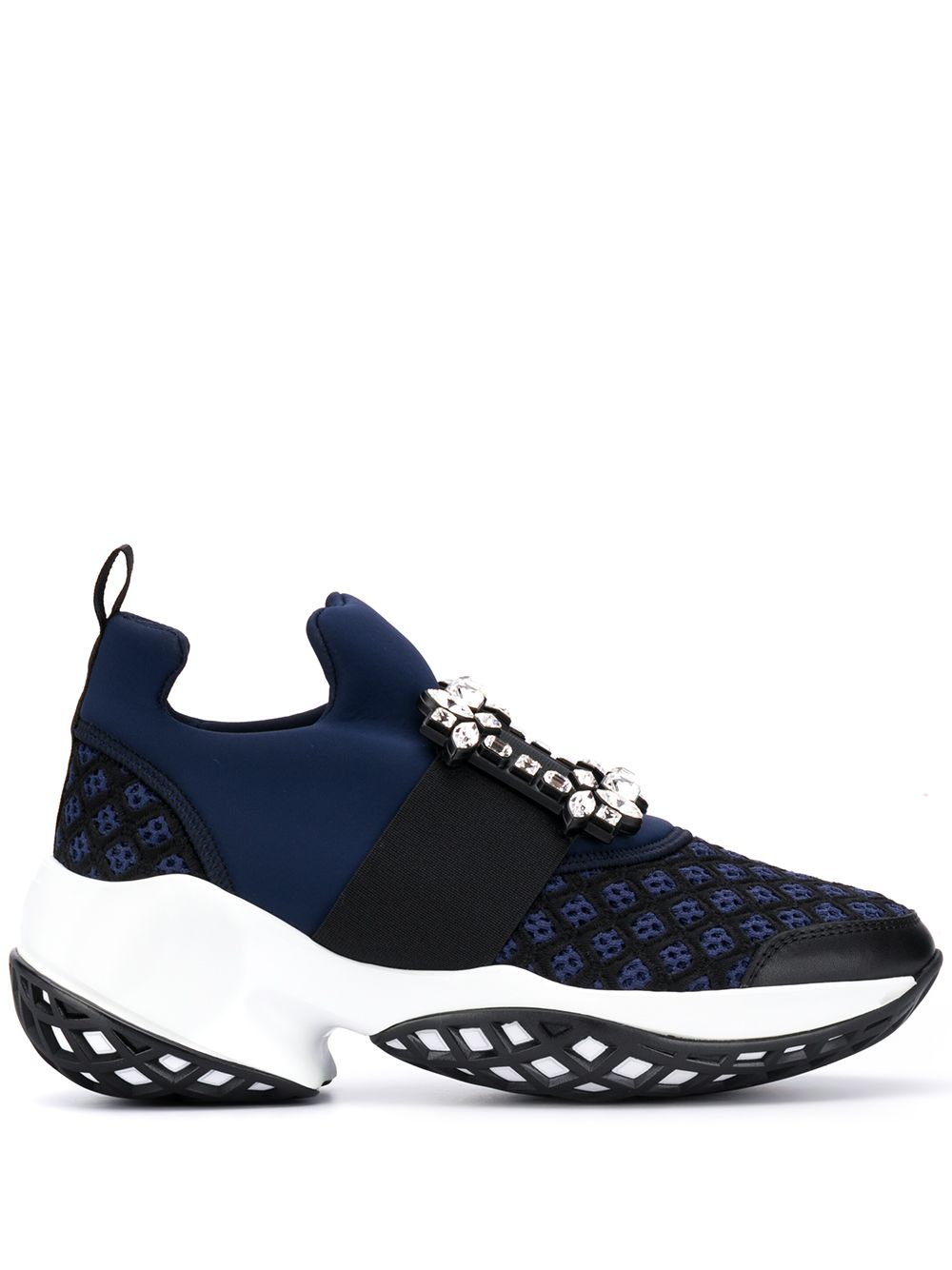 Roger Vivier Sneakers Blue Technical Fabric