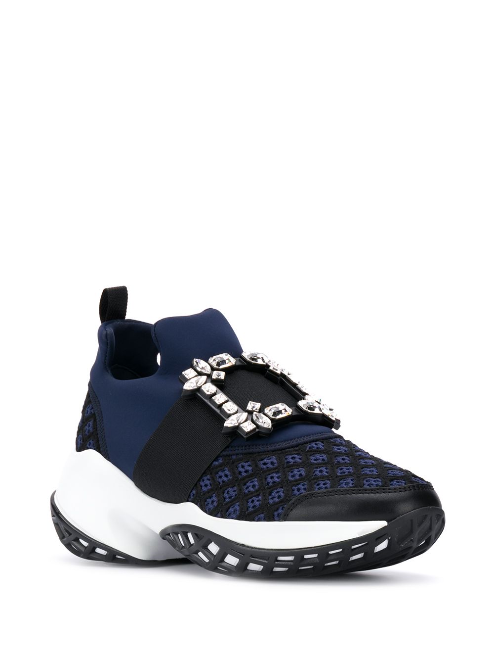 Roger Vivier Sneakers Blue Technical Fabric