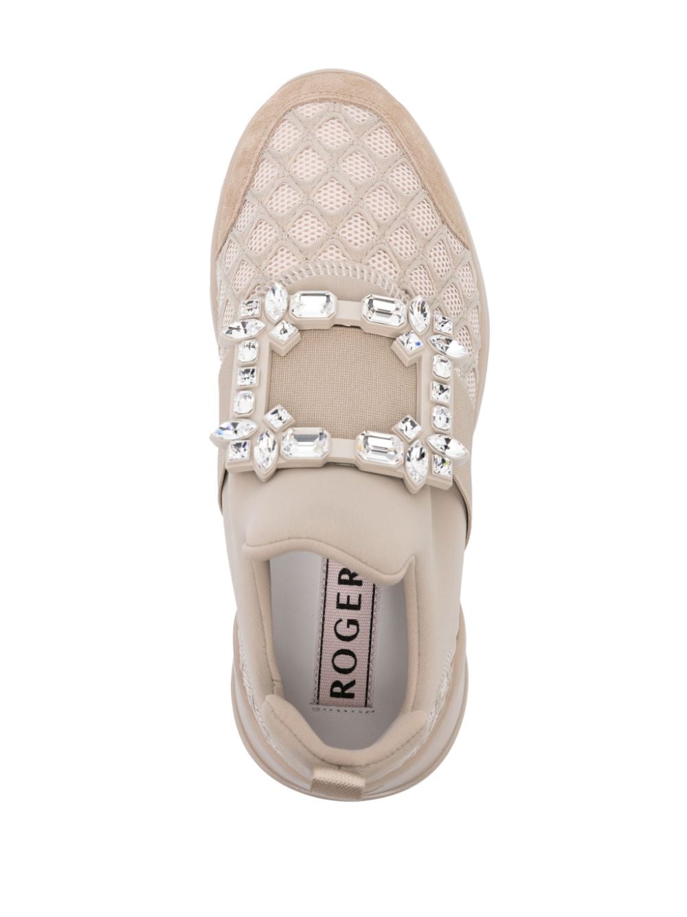 Roger Vivier Sneakers Beige Leather