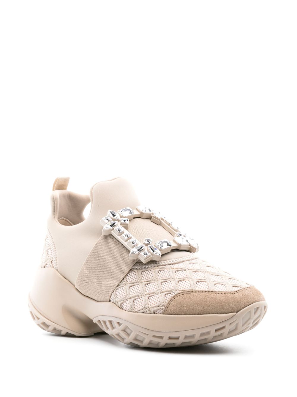 Roger Vivier Sneakers Beige Leather