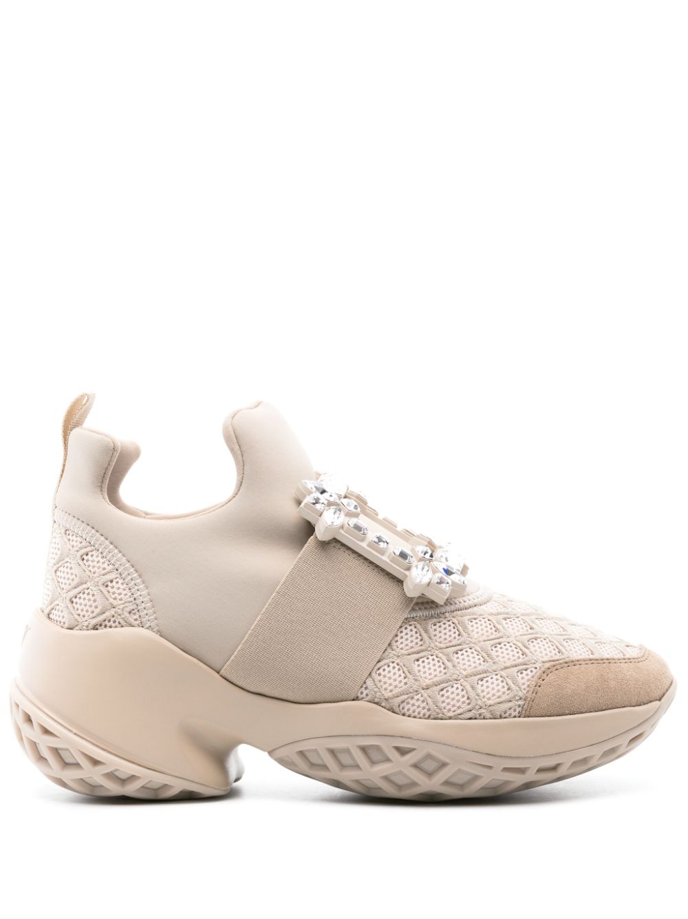 Roger Vivier Sneakers Beige Leather