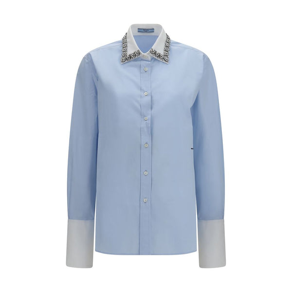 Prada 100% Cotton shirt in blue