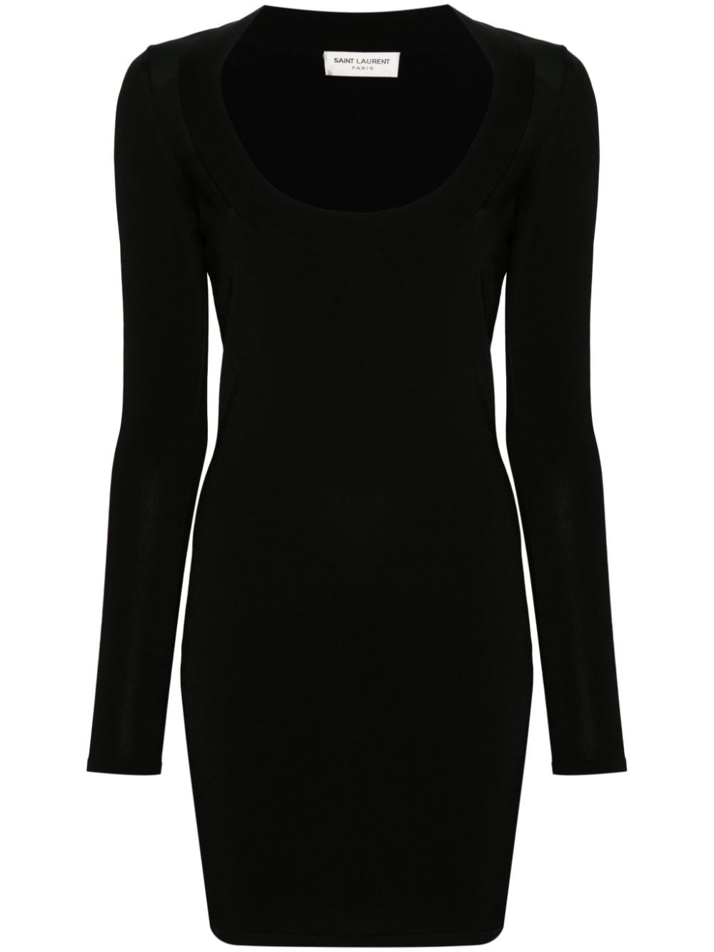Saint Laurent Dresses Black Viscose Polyamide Elastae