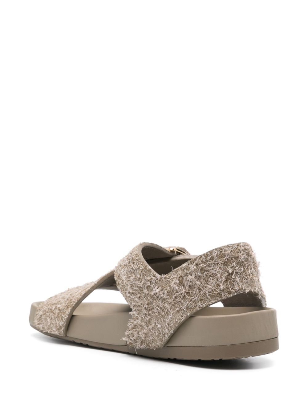 Loewe Sandals Kaki Lining: Calf Leather