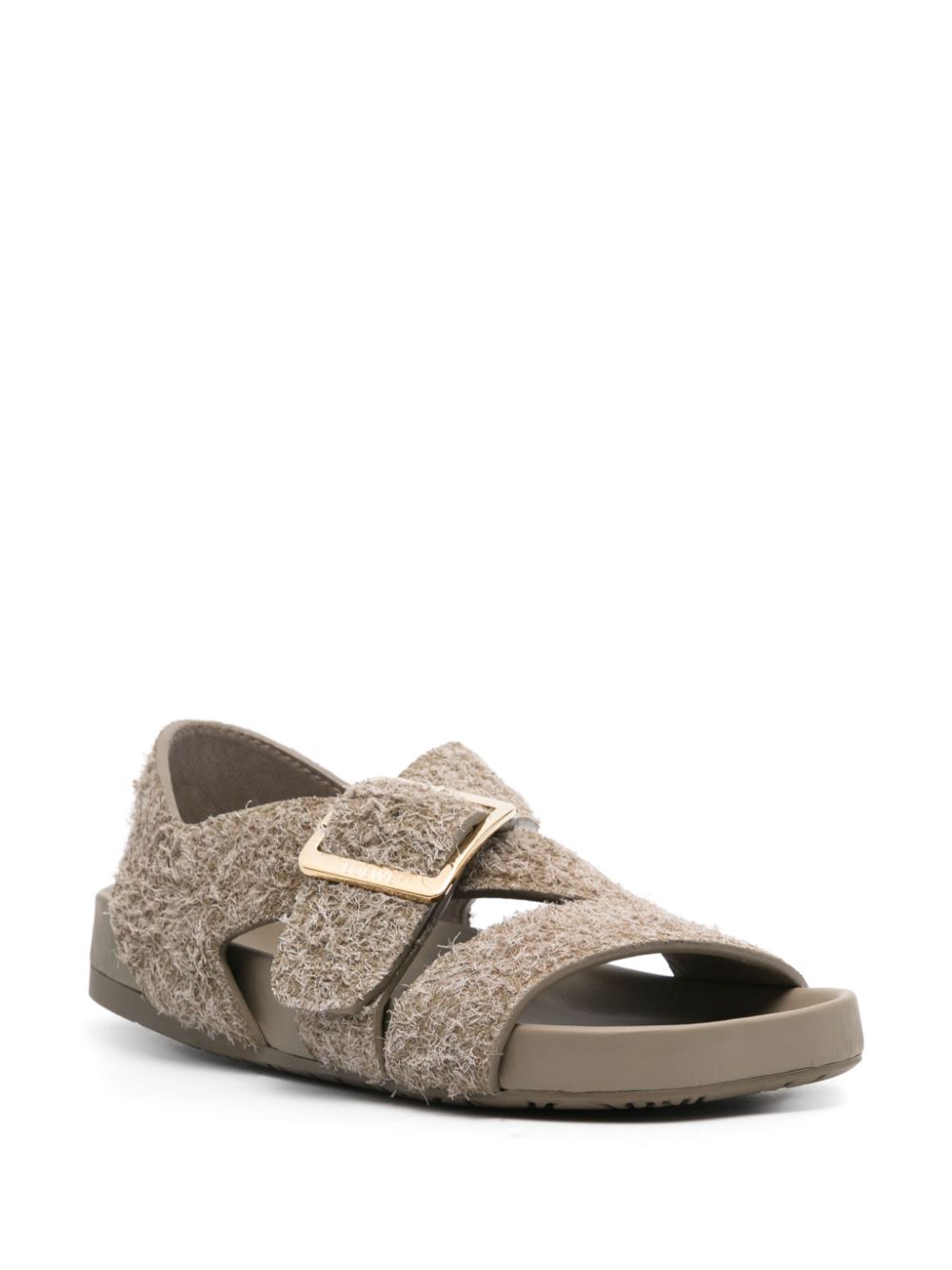 Loewe Sandals Kaki Lining: Calf Leather