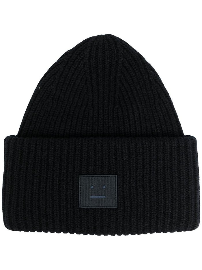 Acne Hats Black Wool