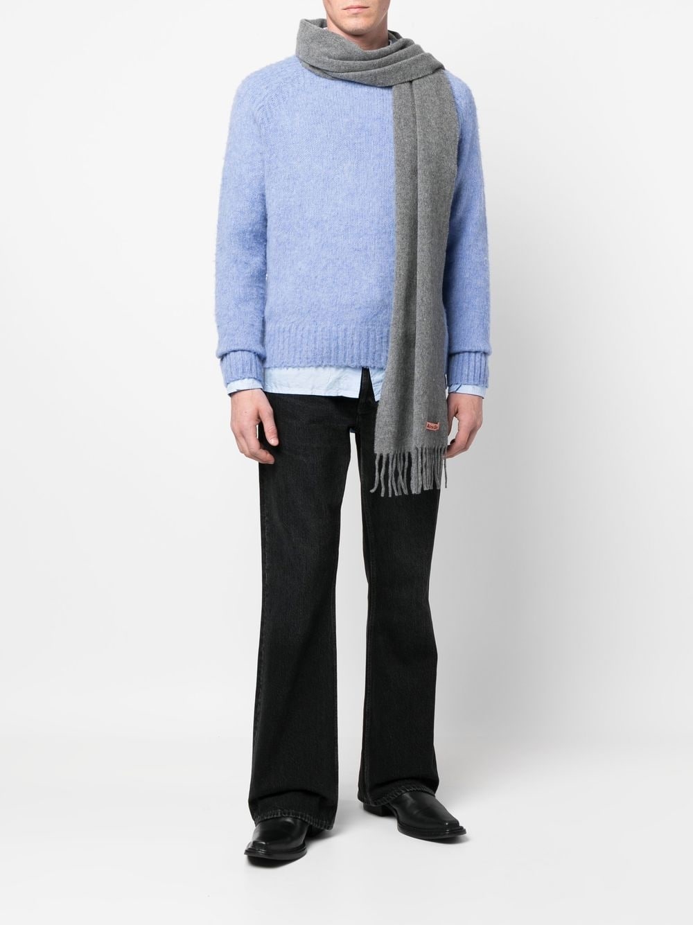 Acne Studios Scarfs Grey Shell: Wool
