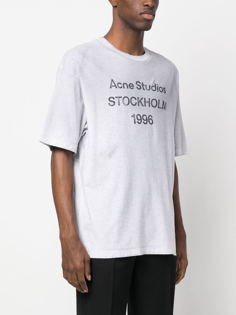 Acne Studios T-Shirts And Polos Light Grey Cotton