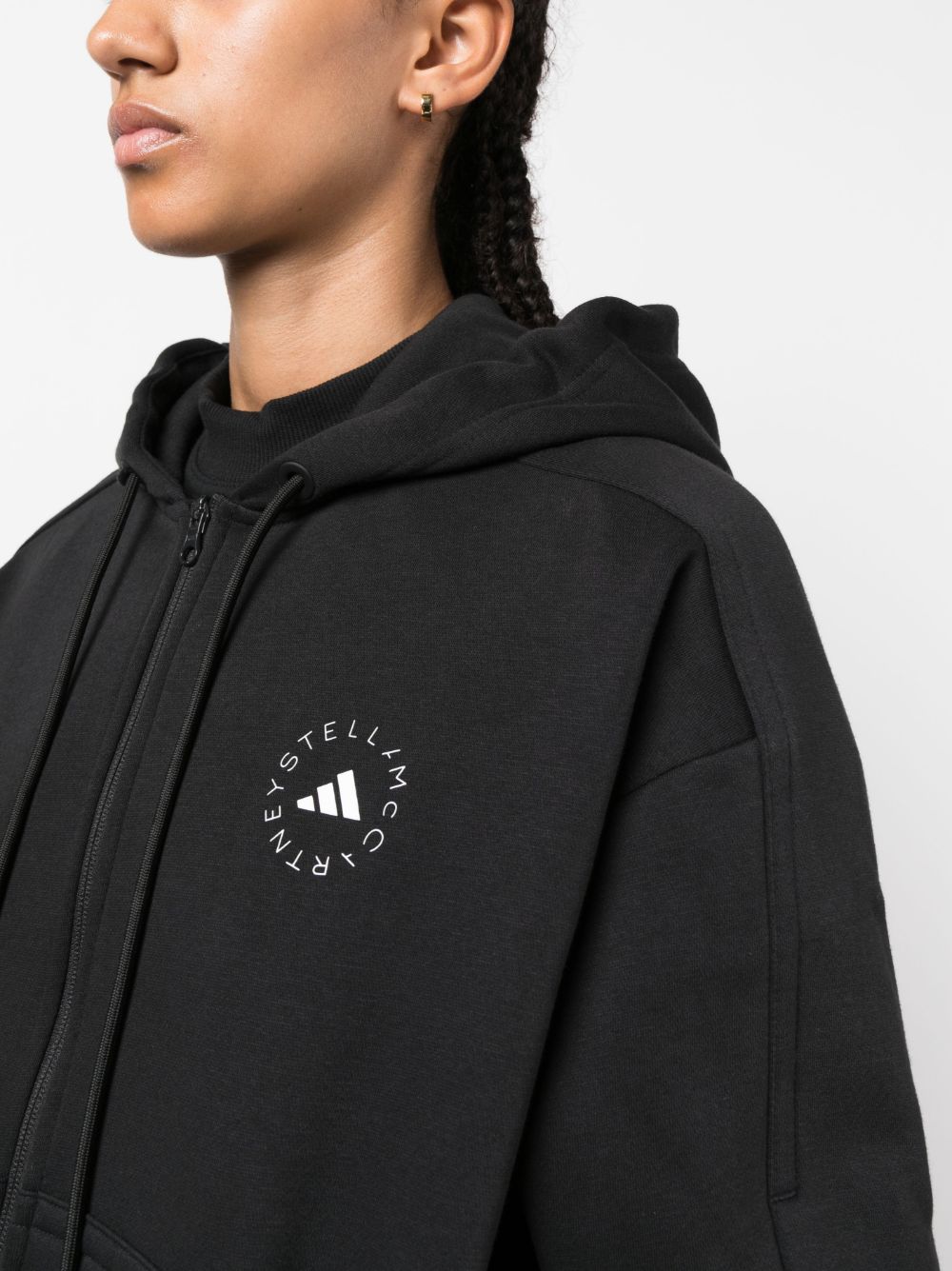Adidas By Stella Mccartney Sweaters Black Organic Cotton