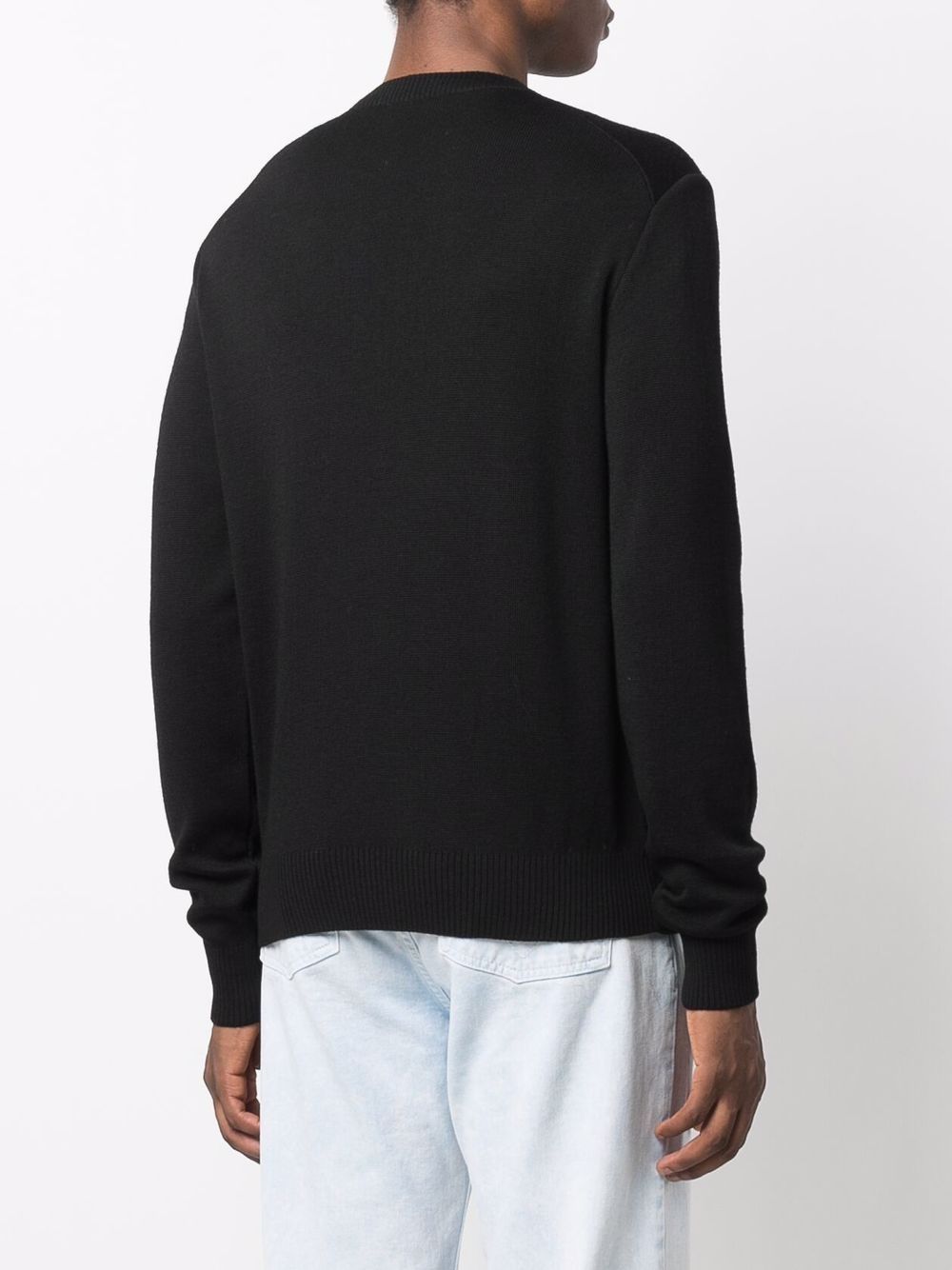 Ami Paris Sweaters Black Main Fabric:rws Wool
