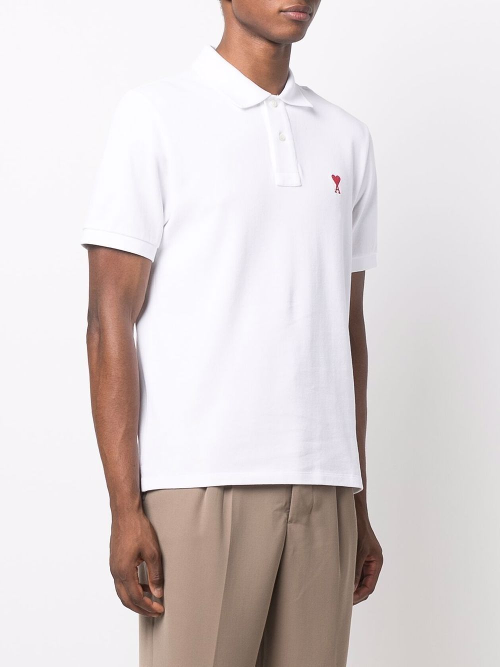 Ami Paris T-Shirts And Polos White Organic Cotton