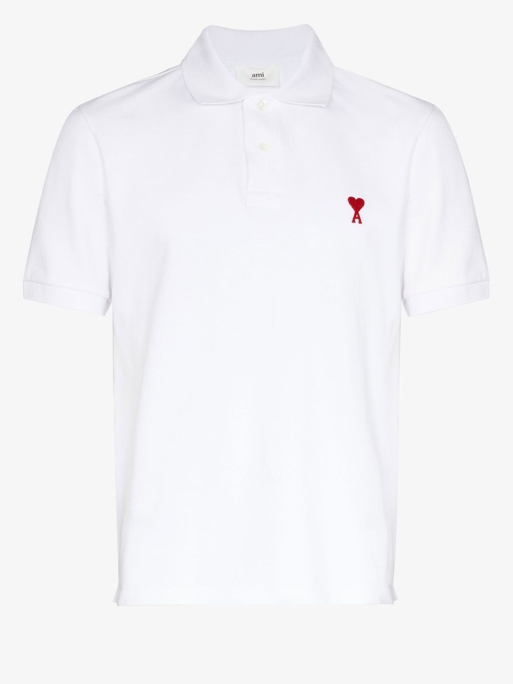 Ami Paris T-Shirts And Polos White Organic Cotton