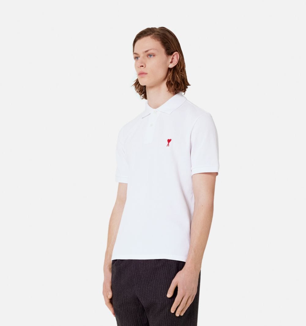 Ami Paris T-Shirts And Polos White Organic Cotton