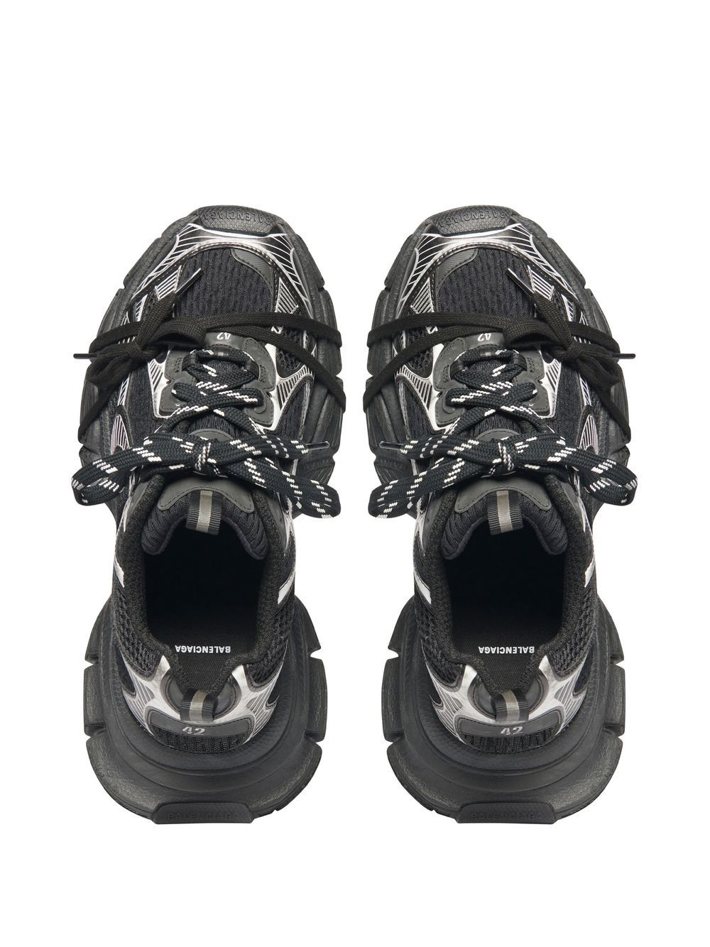 Balenciaga Sneakers Black Fabric Sole: Rubber