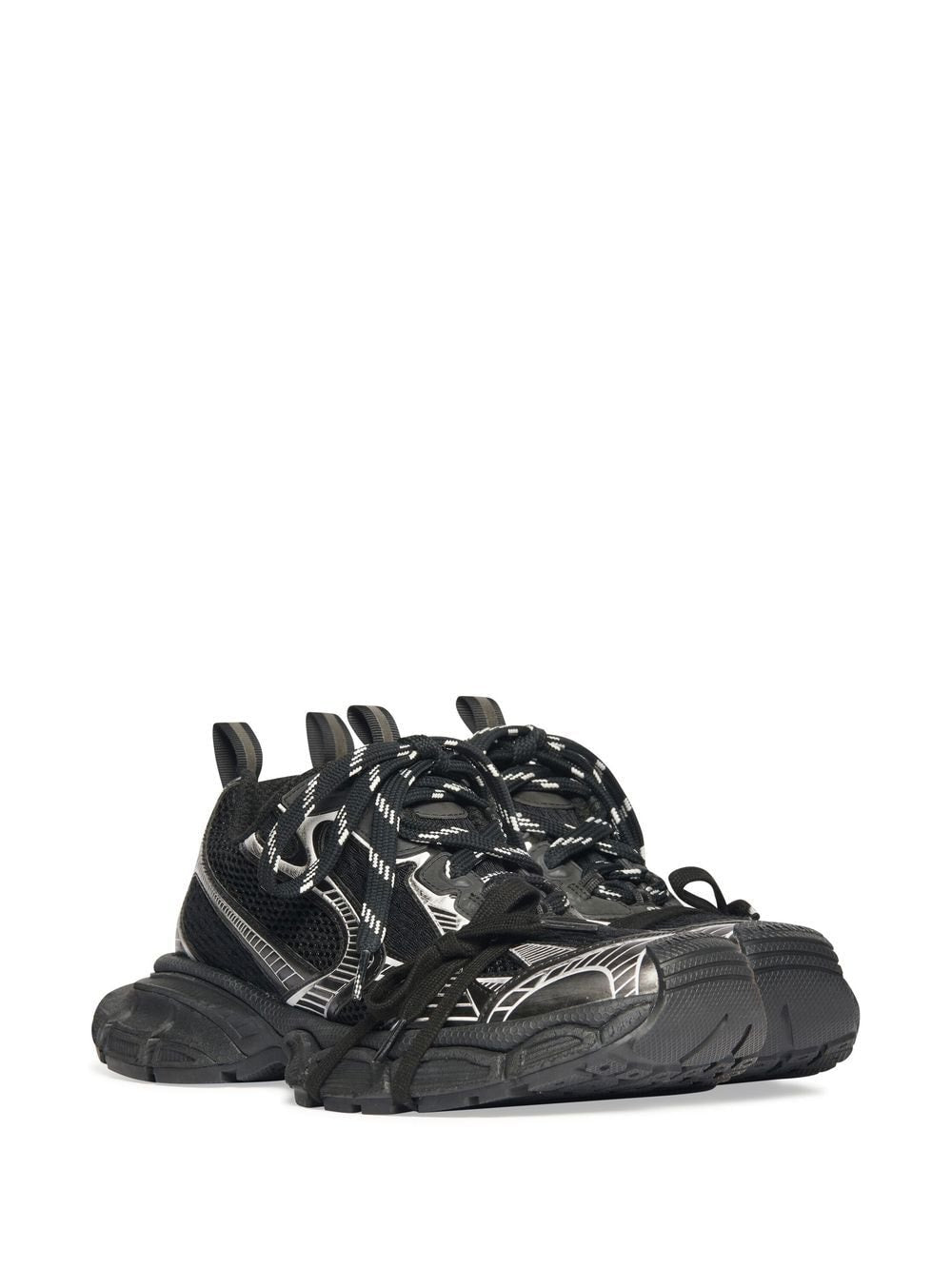 Balenciaga Sneakers Black Fabric Sole: Rubber