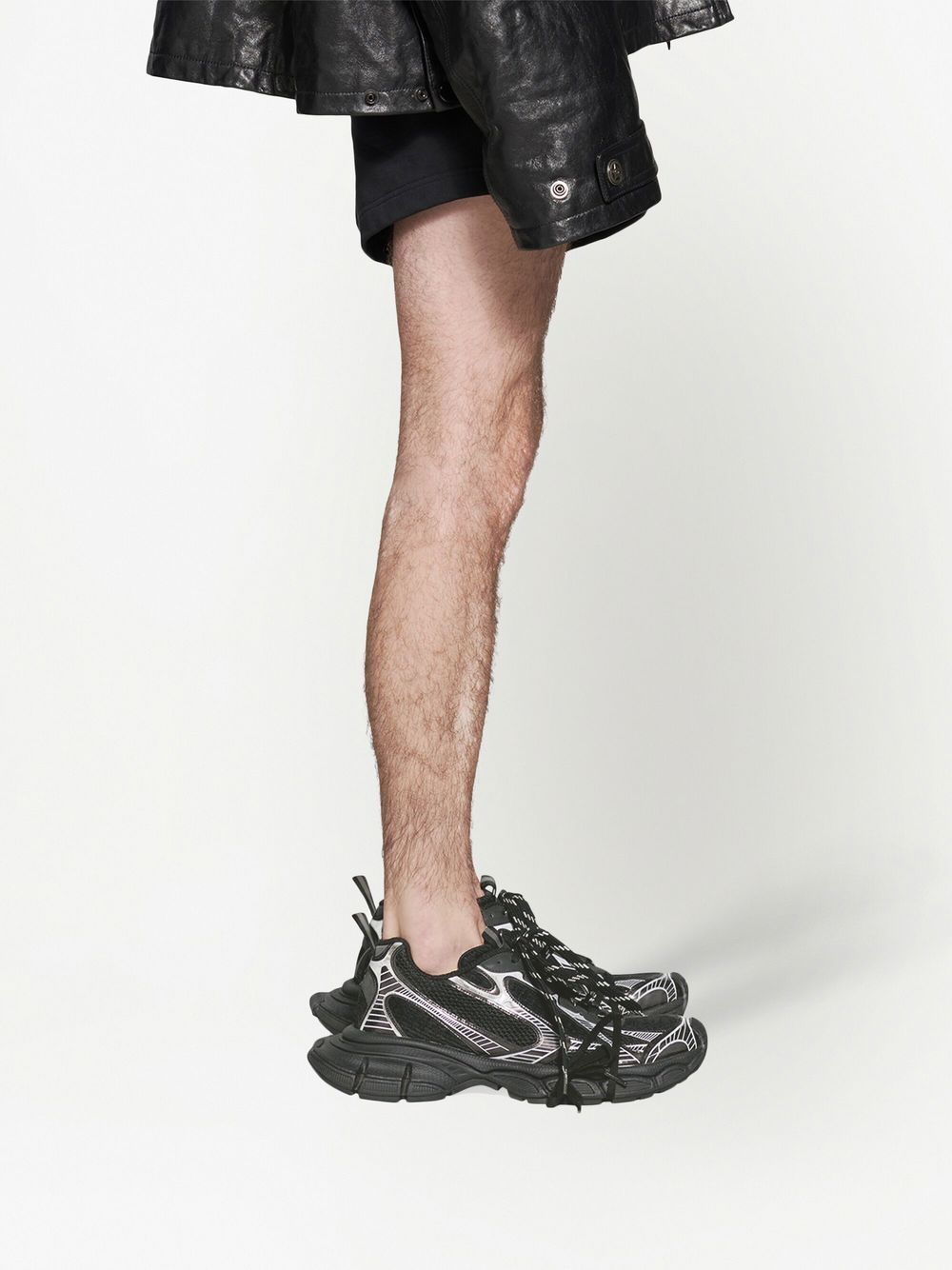 Balenciaga Sneakers Black Fabric Sole: Rubber