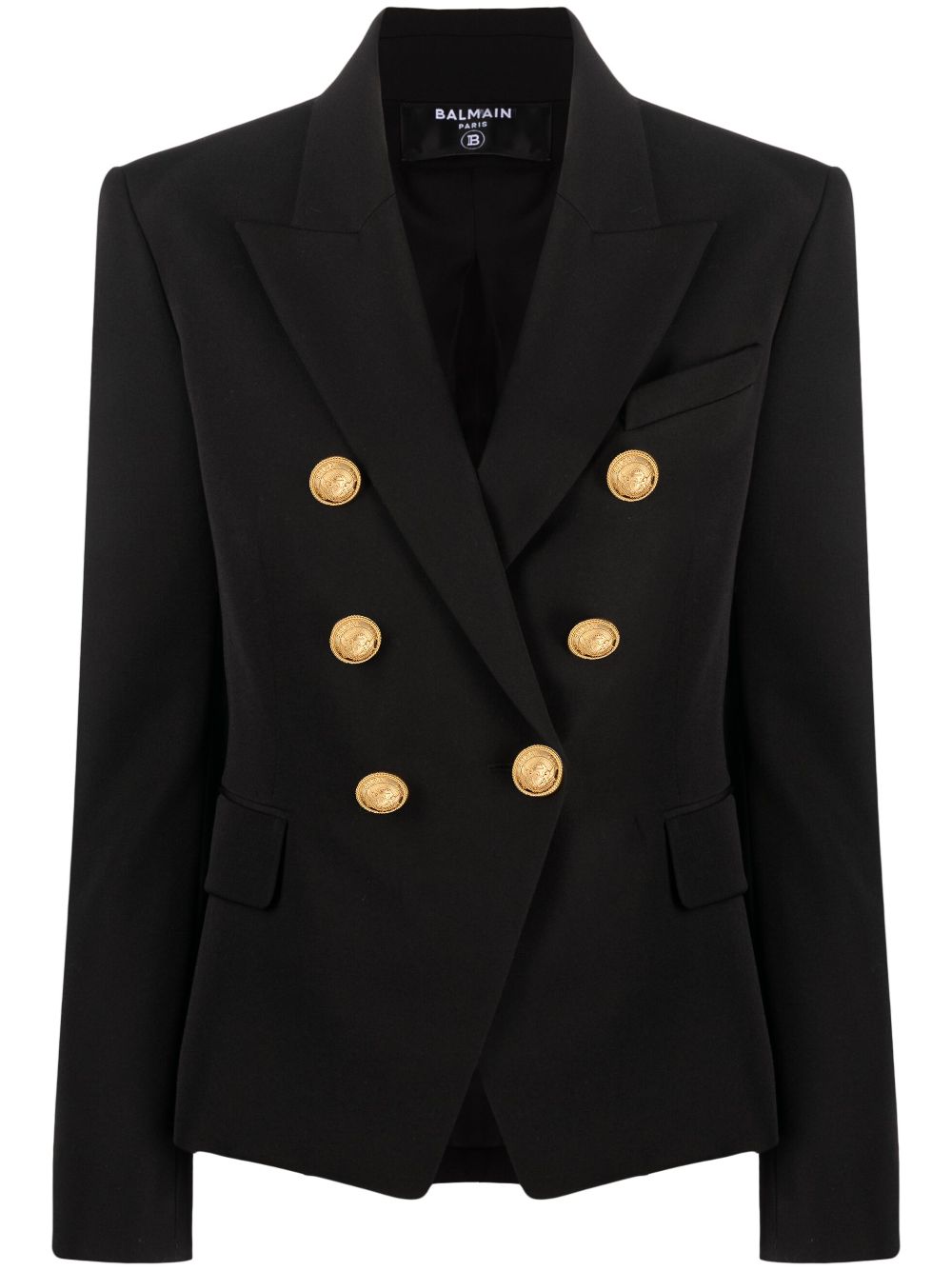 Balmain Jackets Black Lining: Viscose