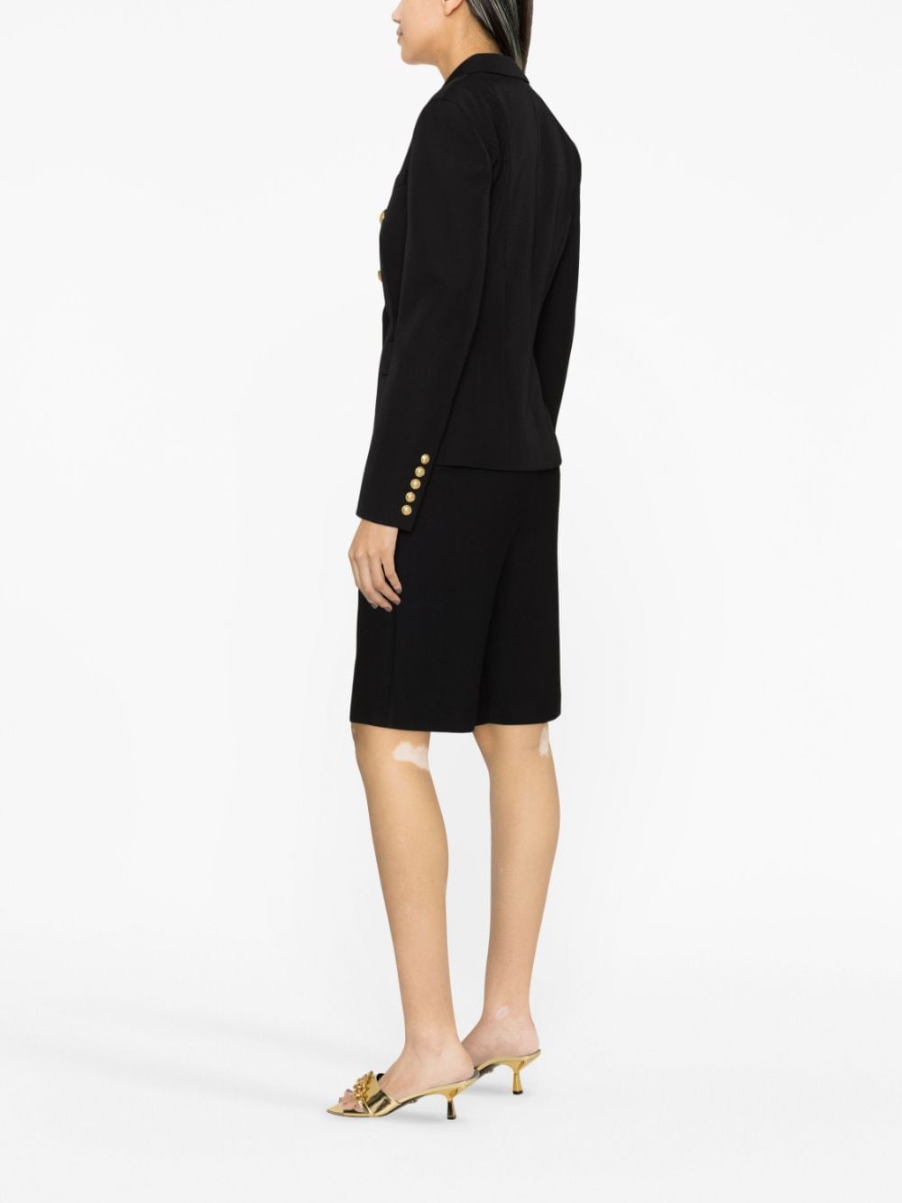 Balmain Jackets Black Lining: Viscose
