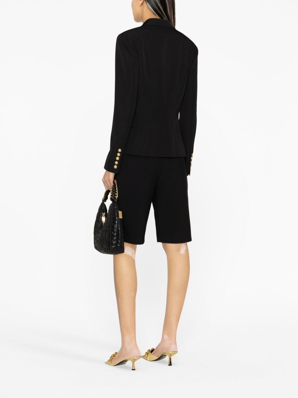 Balmain Jackets Black Lining: Viscose