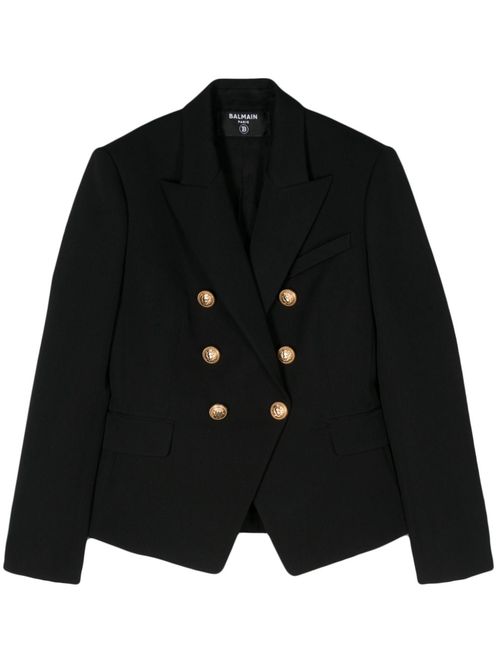Balmain Jackets Black Lining: Viscose