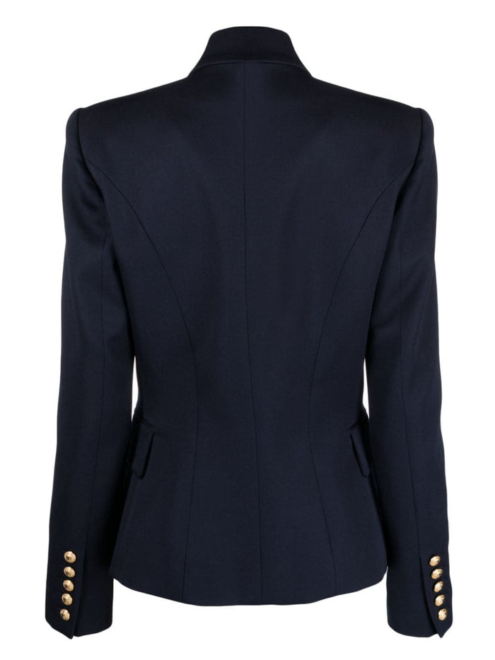 Balmain Jackets Blue Outer: Wool Lining: Viscose