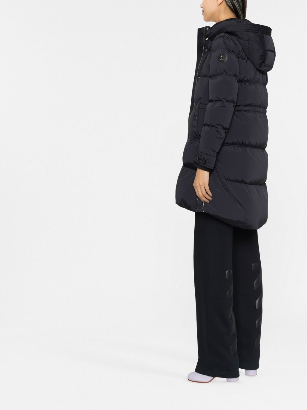 Woolrich Coats Nero Lining: Goose Down
