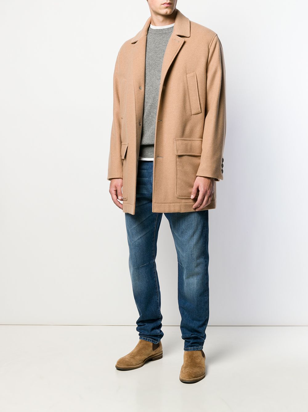 Brunello Cucinelli Sweaters Grigio Cashmere