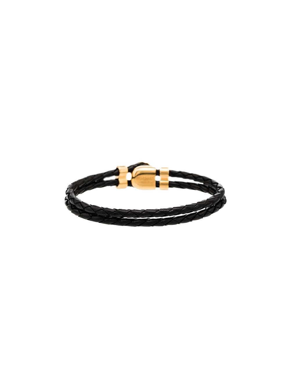 Versace Bijoux Black Leather