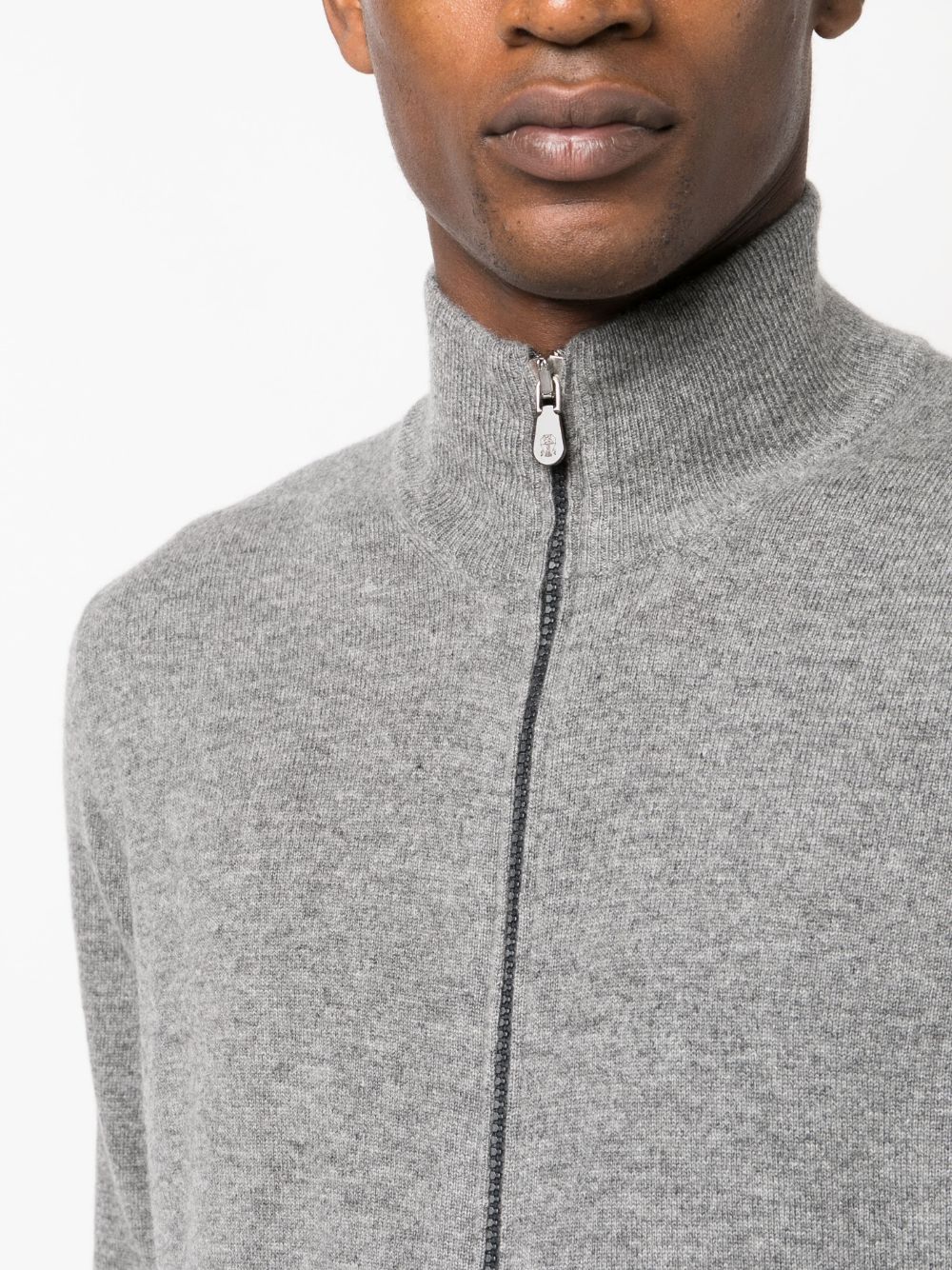 Brunello Cucinelli Sweaters Grigio Scuro Cashmere
