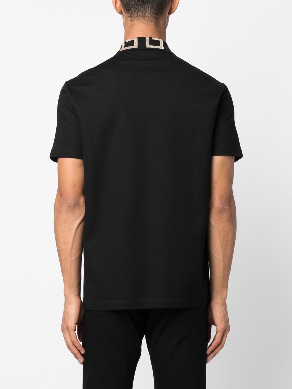 Versace T-Shirts And Polos Black Cotton