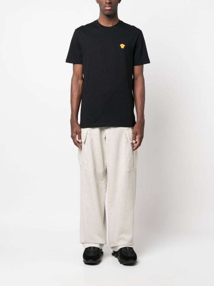 Versace T-shirts and Polos Black Cotton