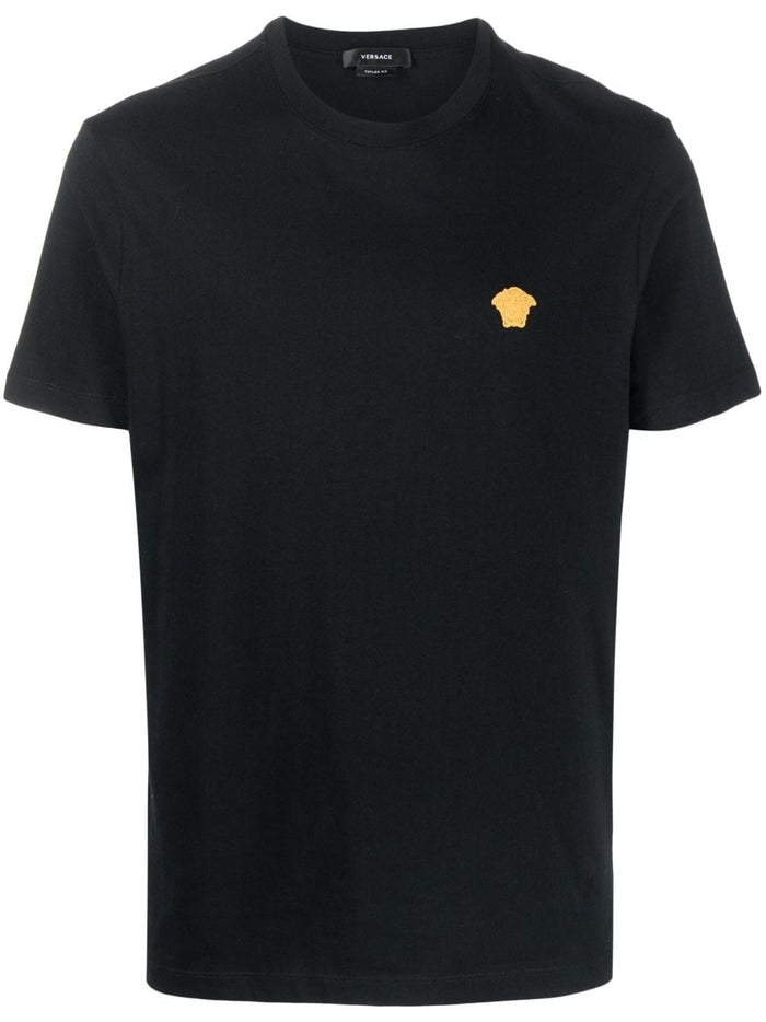 Versace T-shirts and Polos Black Cotton