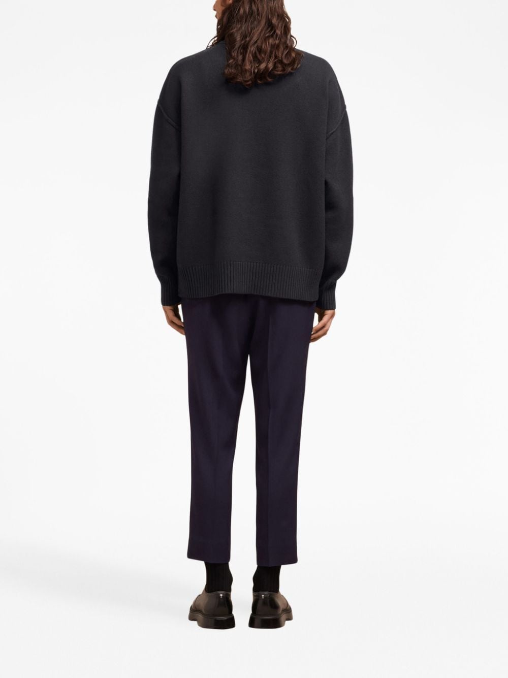 Ami Paris Sweaters Black Wool