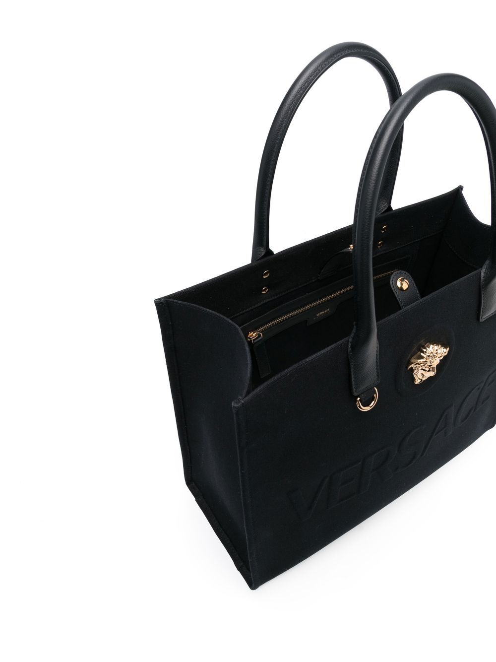 Versace Bags Black Outer: Fabric