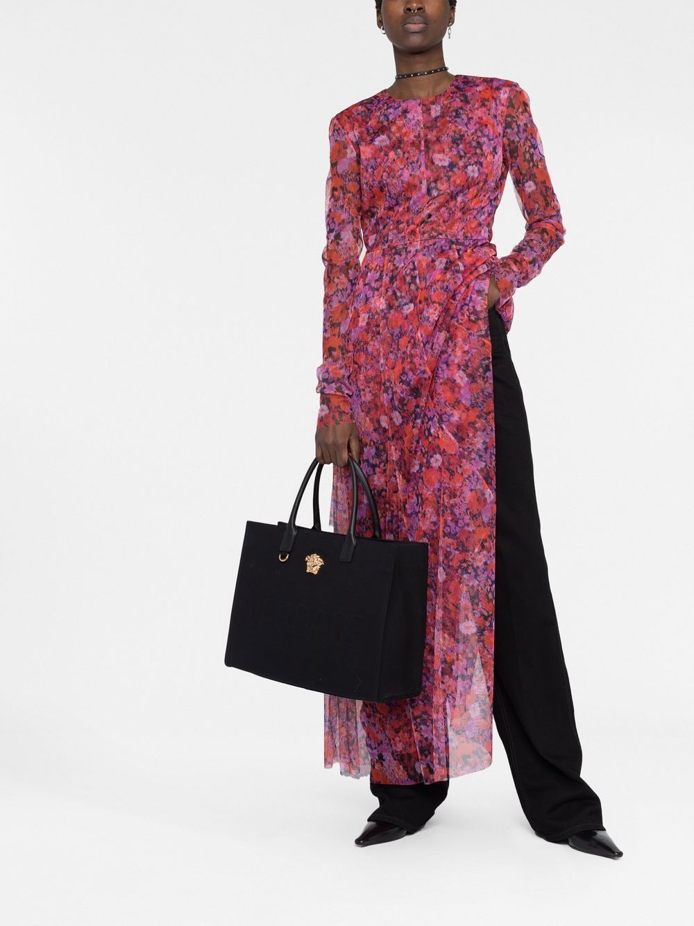 Versace Bags Black Outer: Fabric