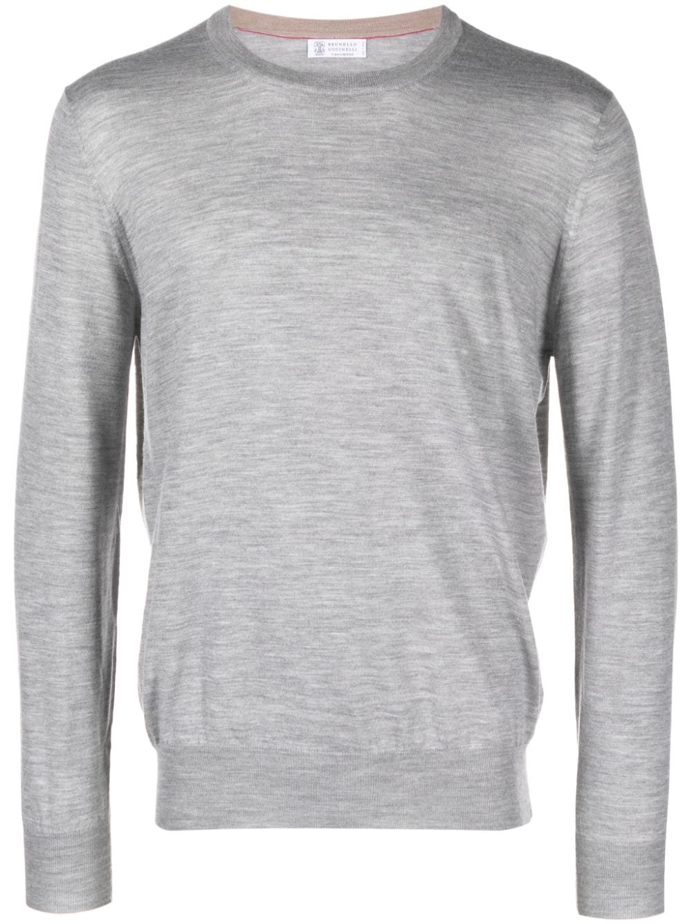 Brunello Cucinelli Sweaters Grigio Chiaro Virgin Wool
