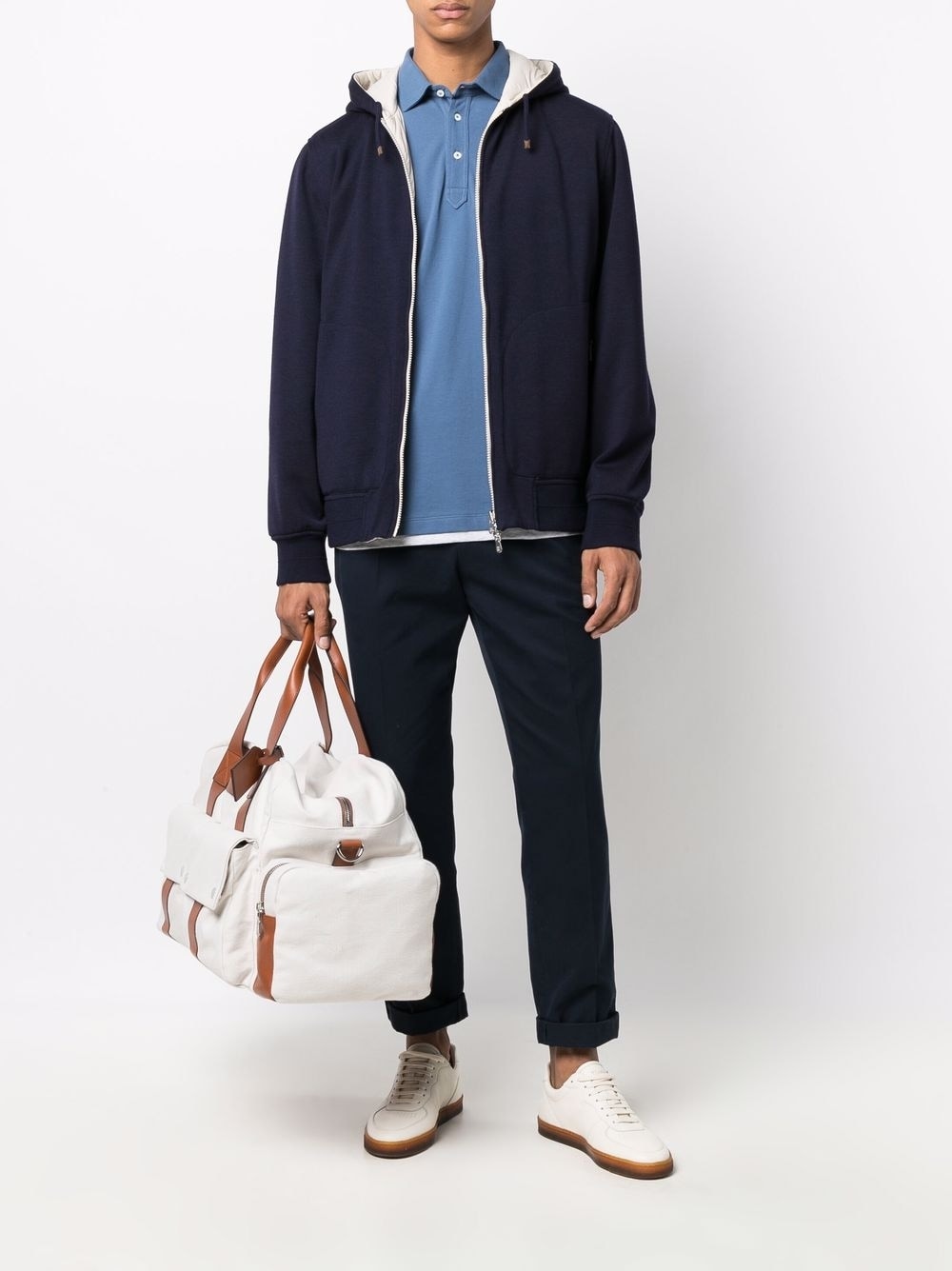 Brunello Cucinelli Trousers Blu Lining: Cotton