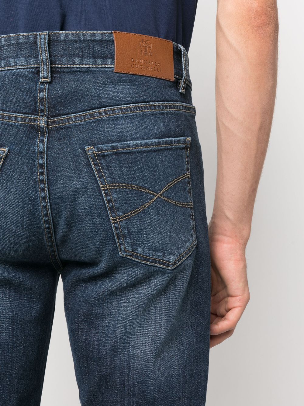 Brunello Cucinelli Jeans Blu Lining: Cotton