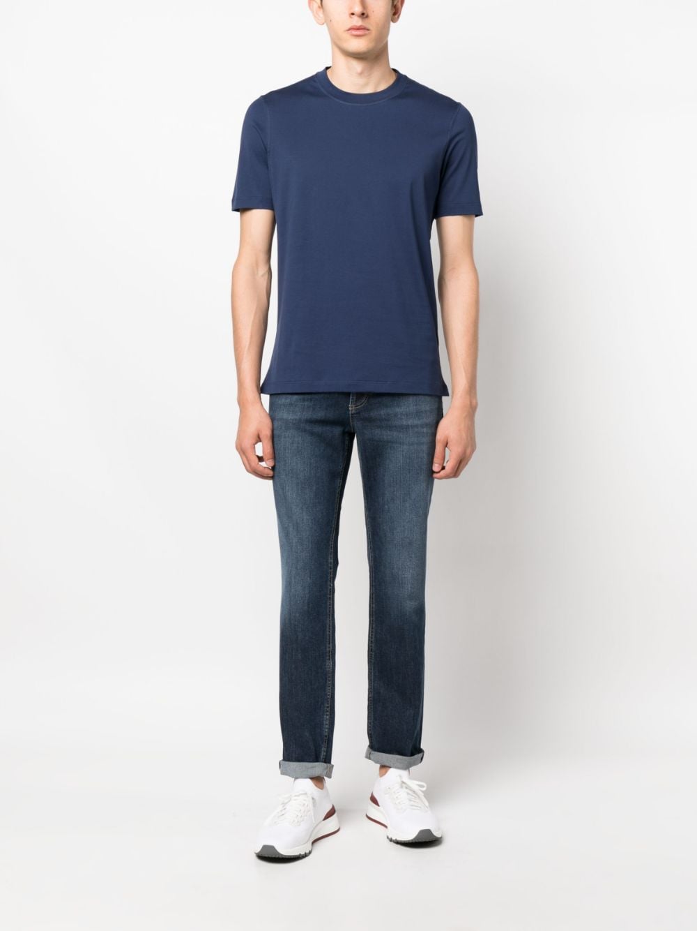Brunello Cucinelli Jeans Blu Lining: Cotton