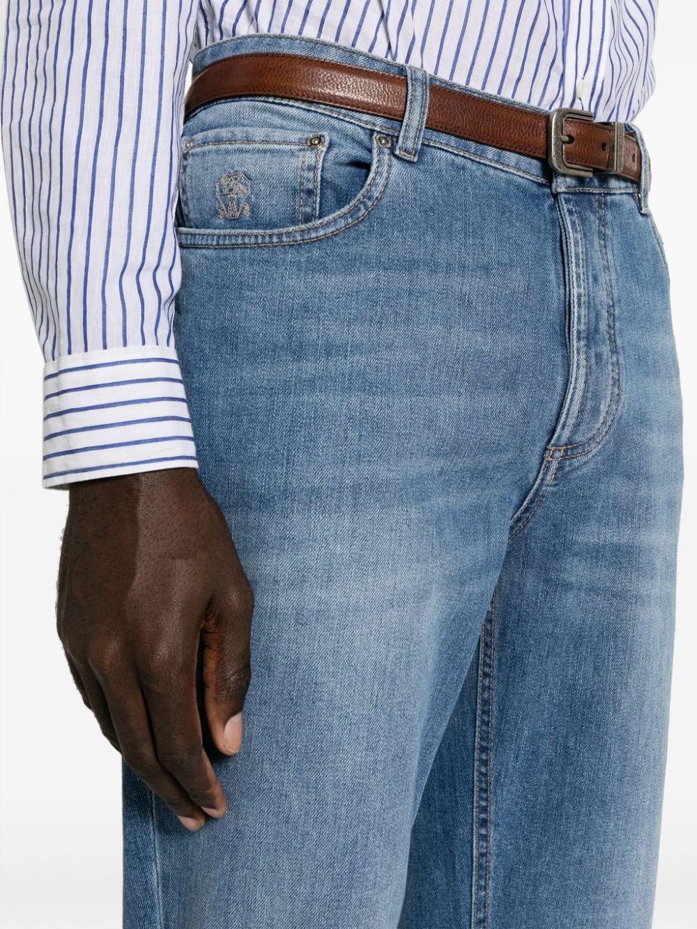Brunello Cucinelli Jeans Azzurro Outer: Cotton