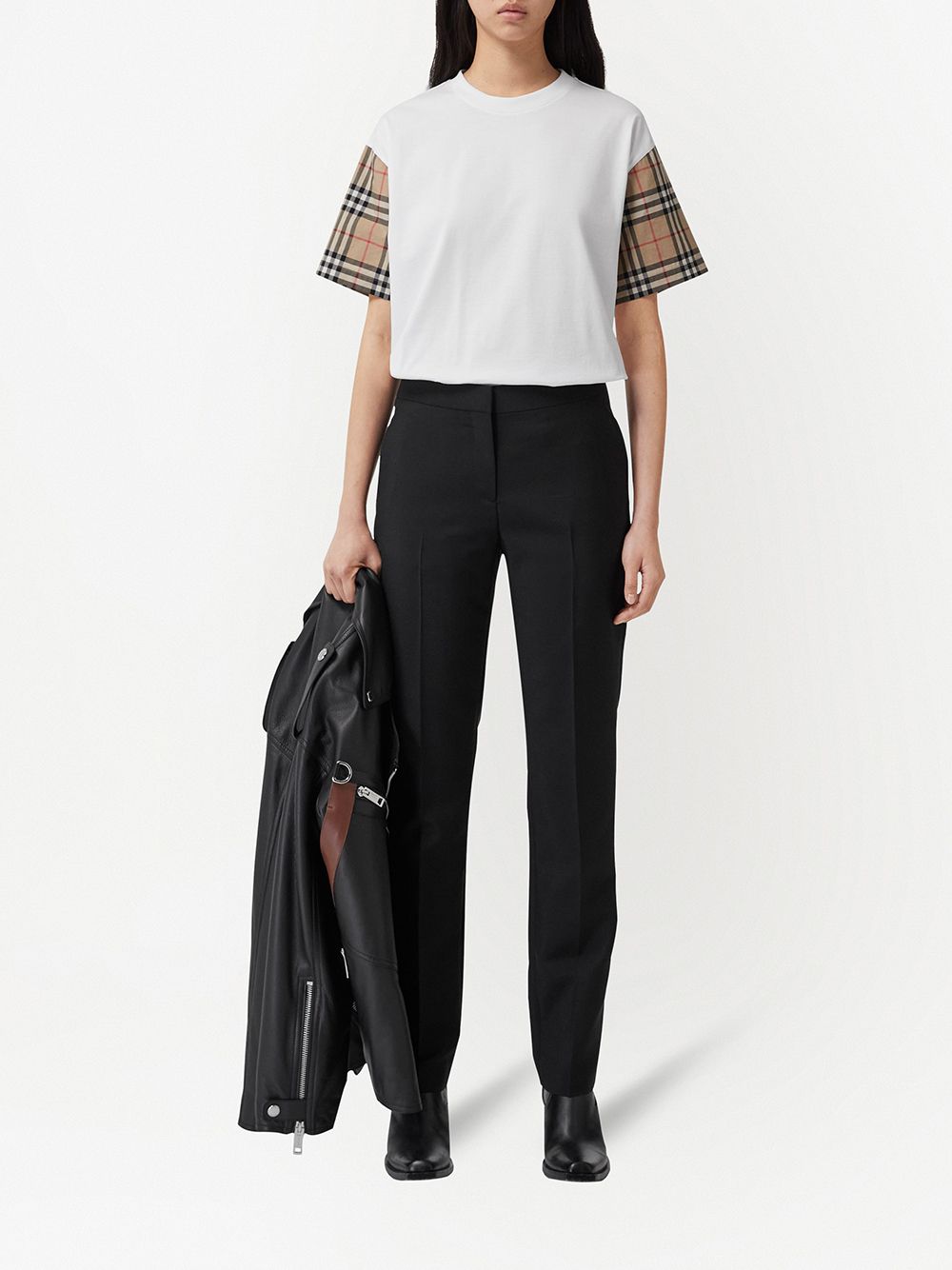 Burberry T-Shirts And Polos White Cotton