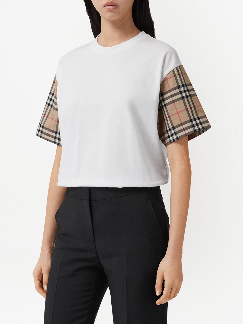 Burberry T-Shirts And Polos White Cotton