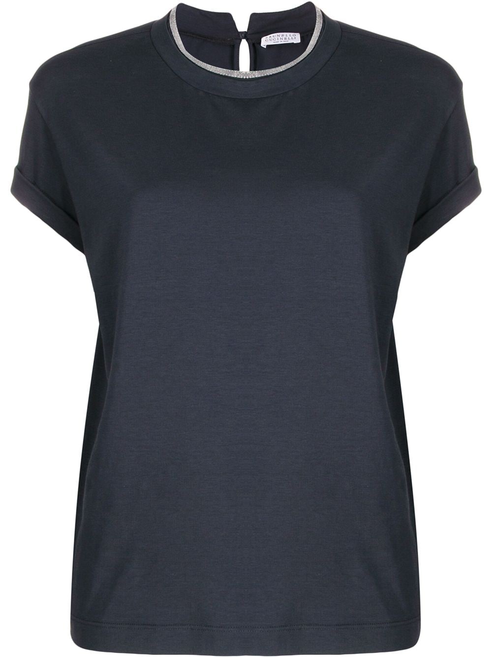 Brunello Cucinelli T-Shirts And Polos Blu Brass