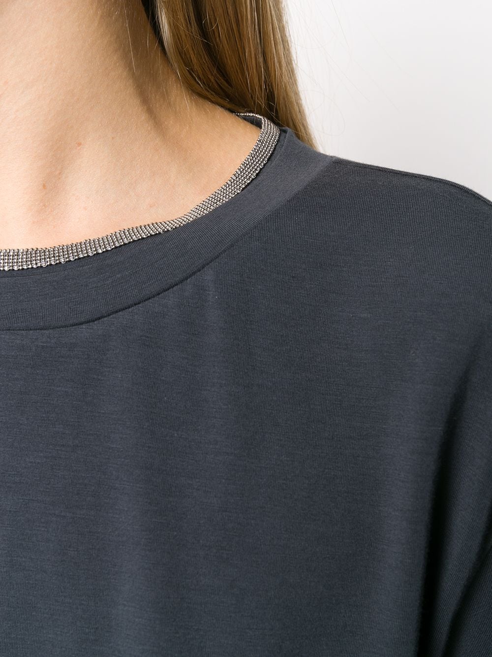Brunello Cucinelli T-Shirts And Polos Blu Brass