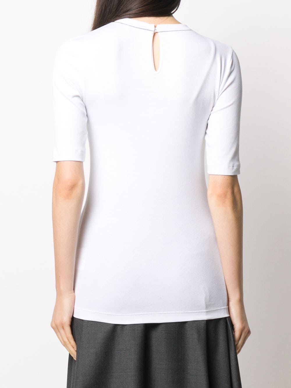 Brunello Cucinelli T-Shirts And Polos Bianco Cotton