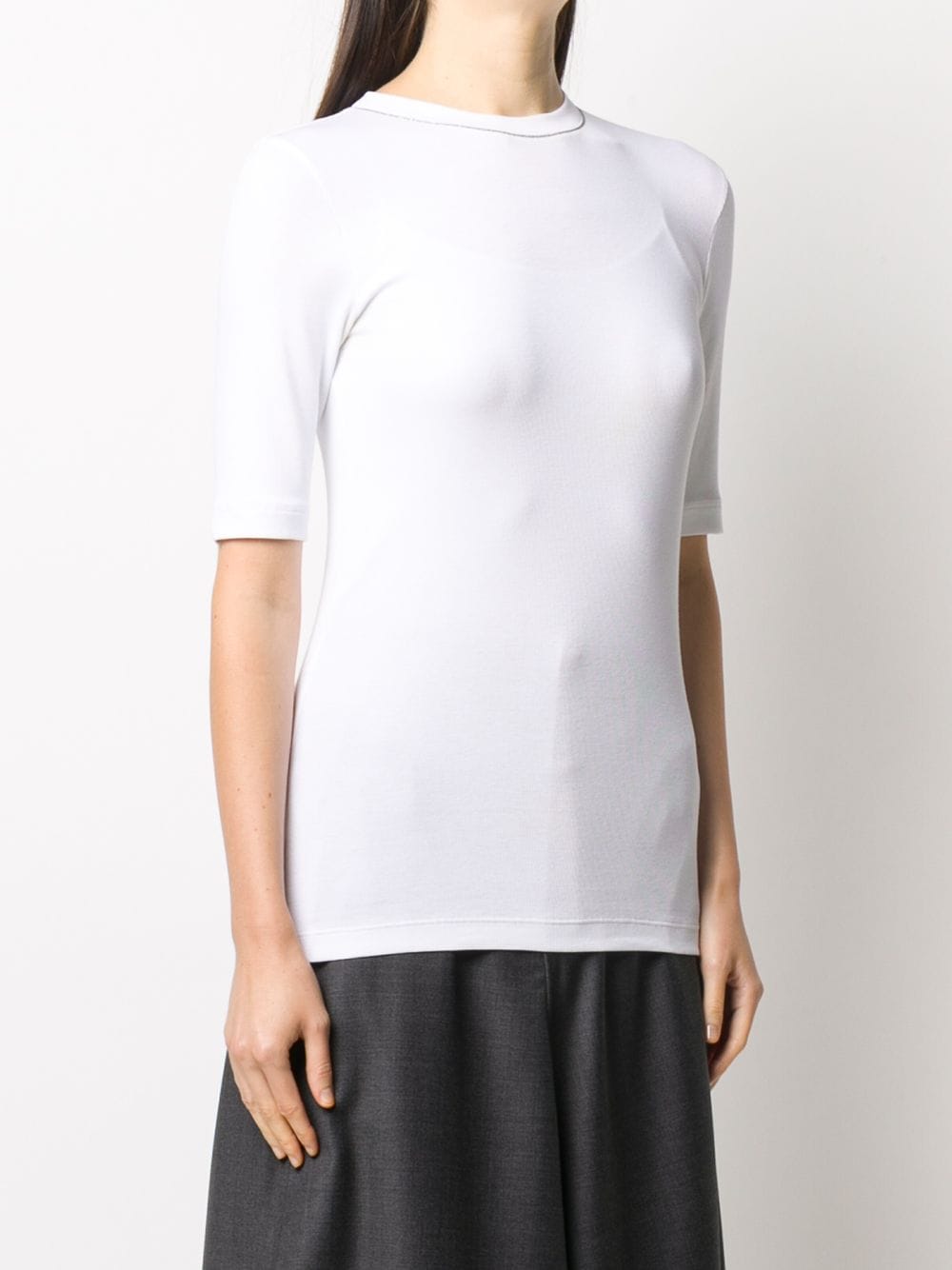 Brunello Cucinelli T-Shirts And Polos Bianco Cotton