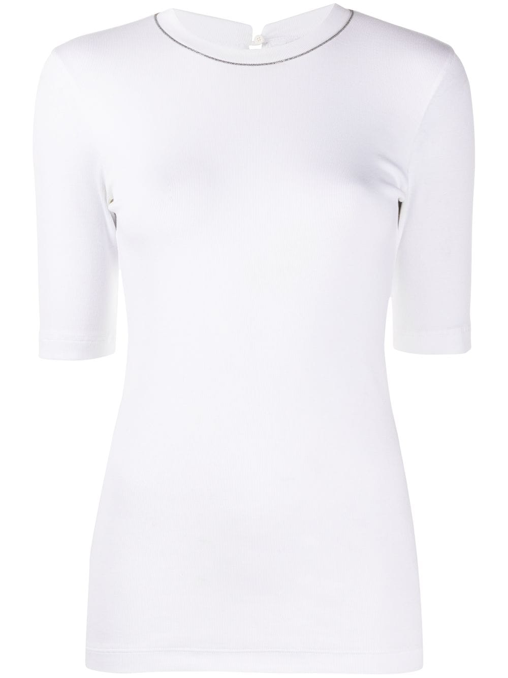 Brunello Cucinelli T-Shirts And Polos Bianco Cotton