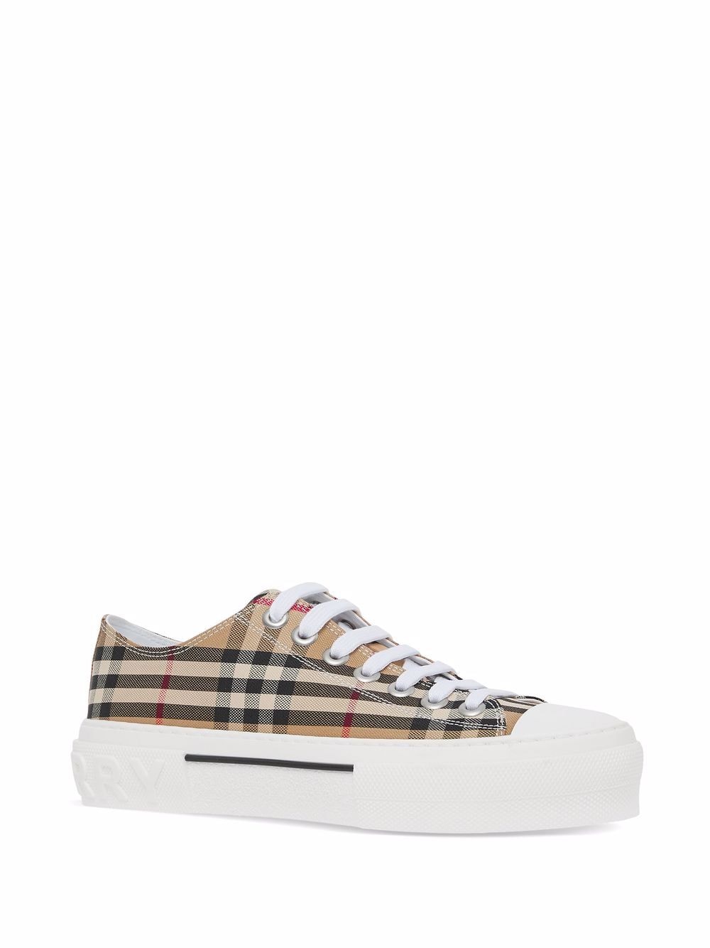Burberry Sneakers Beige Outer: Cotton Lining: Fabric