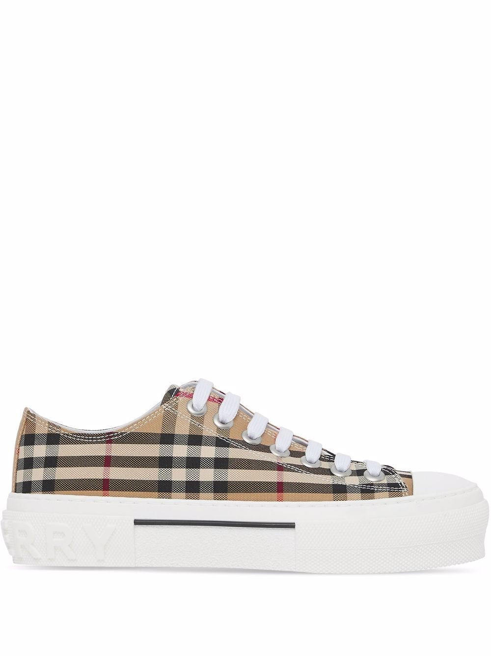 Burberry Sneakers Beige Outer: Cotton Lining: Fabric