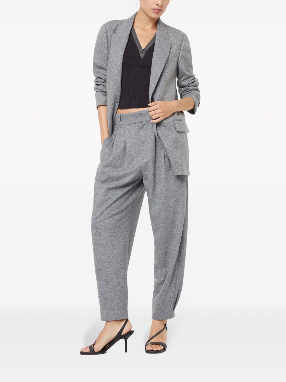 Brunello Cucinelli Top Nero Eco Brass